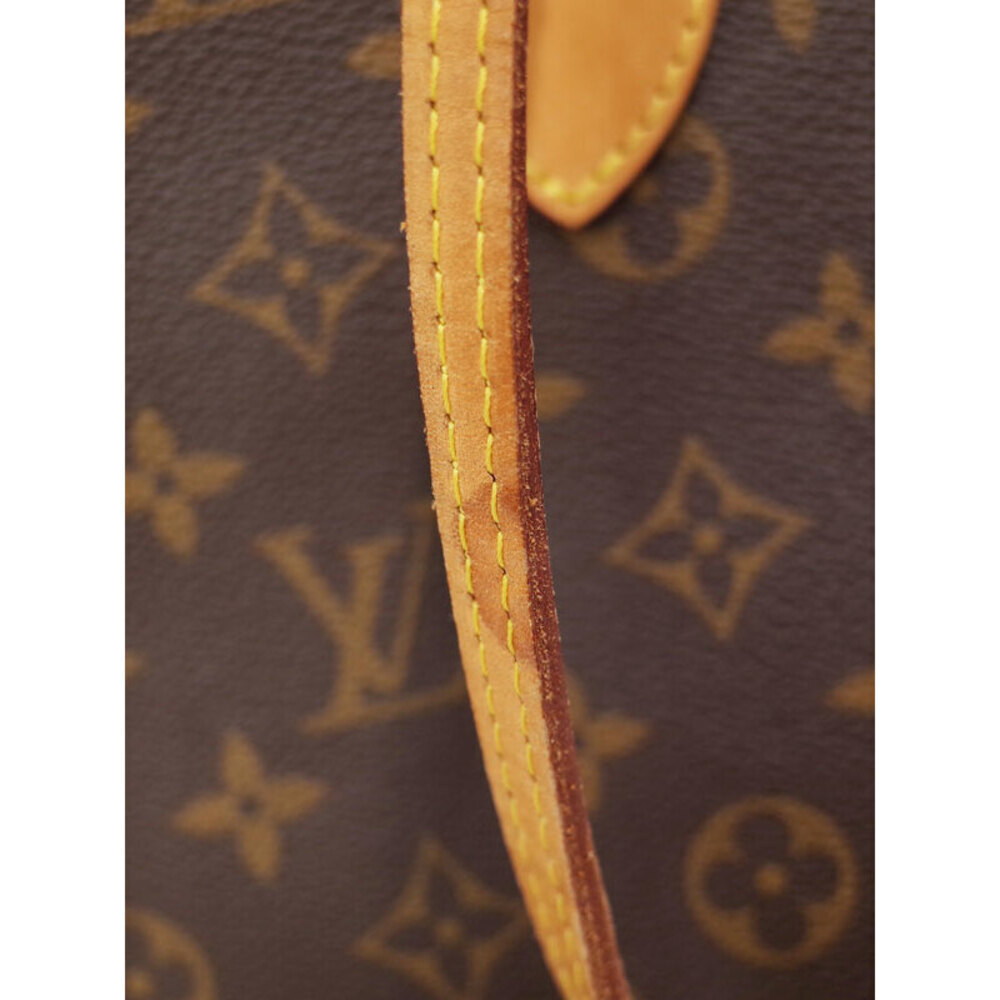 Louis Vuitton Monogram Leather Brown Neverfull Tote Bag - Picture 5 of 8
